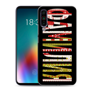 Силиконовый чехол на Meizu 16T с принтом ФАМИЛИЯ
