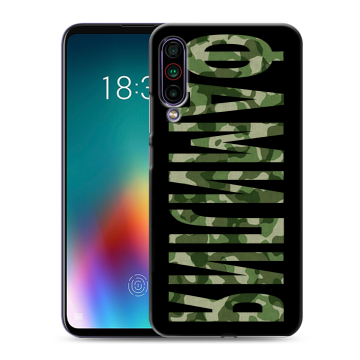 Силиконовый чехол на Meizu 16T с принтом ФАМИЛИЯ