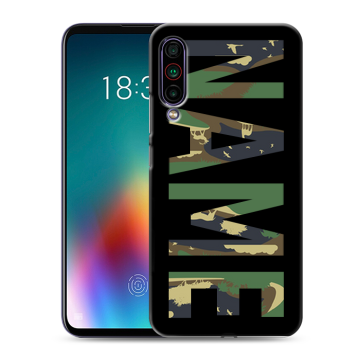 Силиконовый чехол на Meizu 16T с принтом NAME