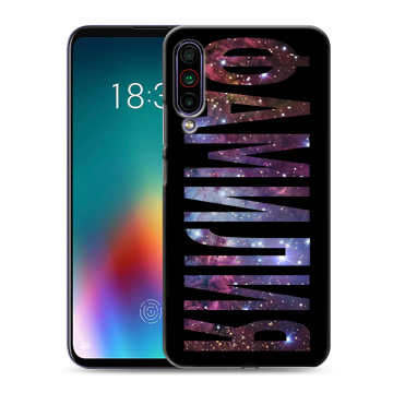 Силиконовый чехол на Meizu 16T с принтом ФАМИЛИЯ