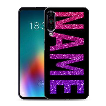Силиконовый чехол на Meizu 16T с принтом NAME