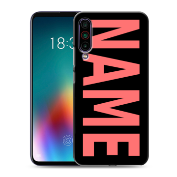Силиконовый чехол на Meizu 16T с принтом NAME