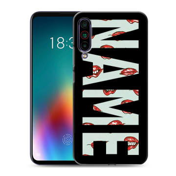 Силиконовый чехол на Meizu 16T с принтом NAME