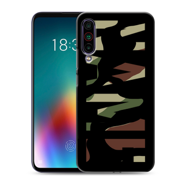 Силиконовый чехол на Meizu 16T с принтом NAME