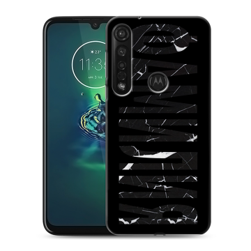 Силиконовый чехол на Motorola Moto G8 Plus с принтом ФАМИЛИЯ