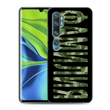 Силиконовый противоударный чехол на Xiaomi Mi Note 10 с принтом ФАМИЛИЯ