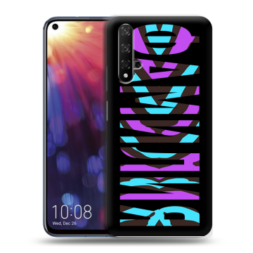 Силиконовый чехол на Huawei Nova 5T с принтом ФАМИЛИЯ