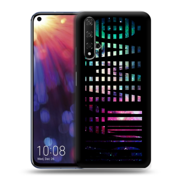 Силиконовый чехол на Huawei Nova 5T с принтом ФАМИЛИЯ