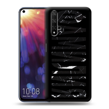 Силиконовый чехол на Huawei Nova 5T с принтом ФАМИЛИЯ