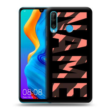 Силиконовый чехол на Huawei Honor 20S с принтом NAME