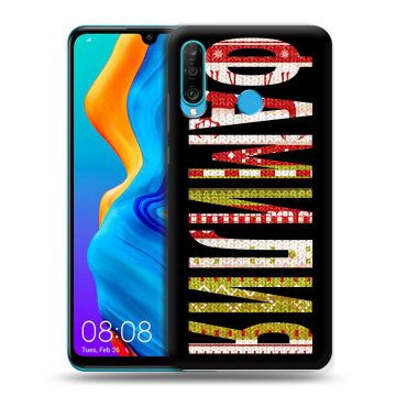 Силиконовый чехол на Huawei Honor 20S с принтом ФАМИЛИЯ
