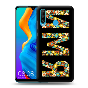 Силиконовый чехол на Huawei Honor 20S с принтом ИМЯ