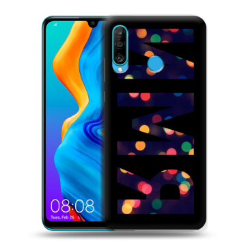 Силиконовый чехол на Huawei Honor 20S с принтом ИМЯ