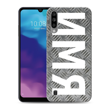 Силиконовый чехол на ZTE Blade A7 (2020) с принтом ИМЯ