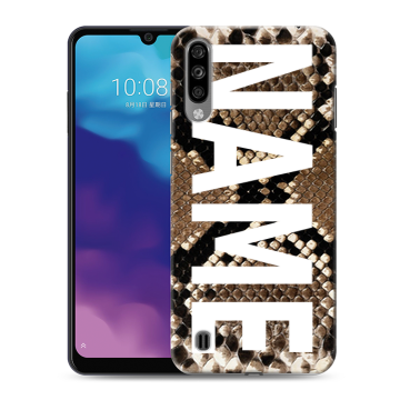 Силиконовый чехол на ZTE Blade A7 (2020) с принтом NAME