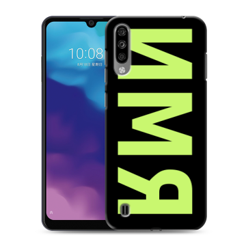 Силиконовый чехол на ZTE Blade A7 (2020) с принтом ИМЯ