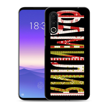 Пластиковый чехол на Meizu 16s Pro с принтом ФАМИЛИЯ