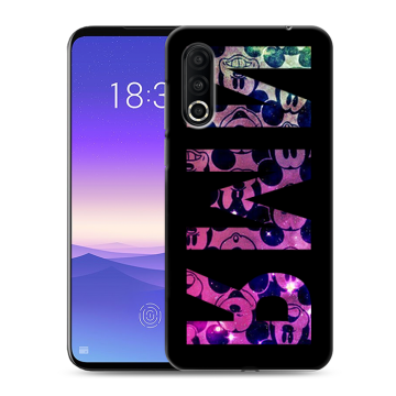 Пластиковый чехол на Meizu 16s Pro с принтом ИМЯ