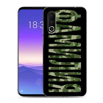 Пластиковый чехол на Meizu 16s Pro с принтом ФАМИЛИЯ