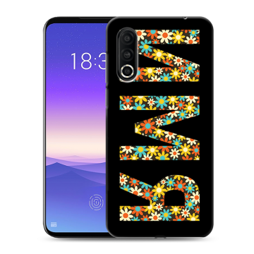 Пластиковый чехол на Meizu 16s Pro с принтом ИМЯ