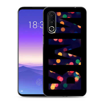 Пластиковый чехол на Meizu 16s Pro с принтом ИМЯ