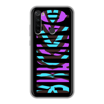 Силиконовый противоударный чехол на Xiaomi RedMi Note 8T с принтом ФАМИЛИЯ