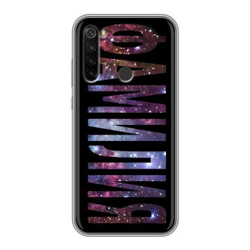 Силиконовый противоударный чехол на Xiaomi RedMi Note 8T с принтом ФАМИЛИЯ