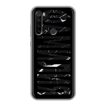 Силиконовый противоударный чехол на Xiaomi RedMi Note 8T с принтом ФАМИЛИЯ