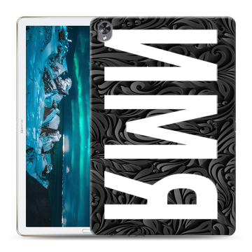 Силиконовый чехол на Huawei MediaPad M6 10.8 с принтом ИМЯ