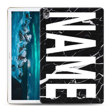 Силиконовый чехол на Huawei MediaPad M6 10.8 с принтом NAME