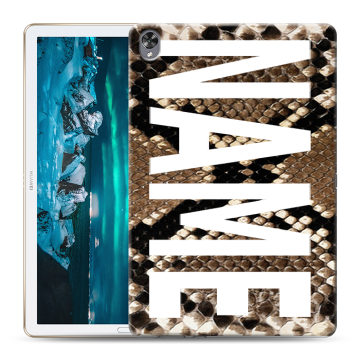 Силиконовый чехол на Huawei MediaPad M6 10.8 с принтом NAME