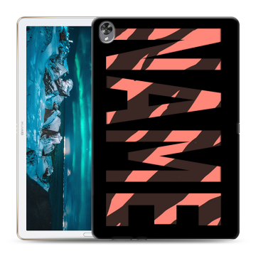 Силиконовый чехол на Huawei MediaPad M6 10.8 с принтом NAME