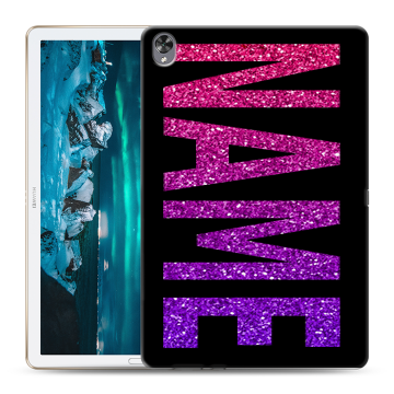 Силиконовый чехол на Huawei MediaPad M6 10.8 с принтом NAME
