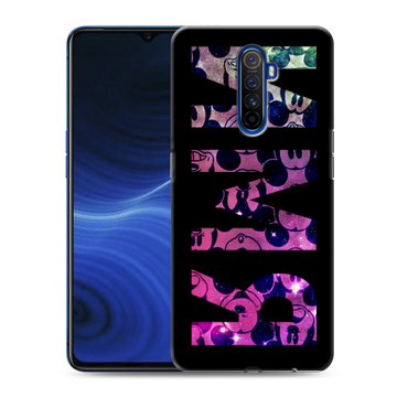 Силиконовый противоударный чехол на Realme X2 Pro с принтом ИМЯ