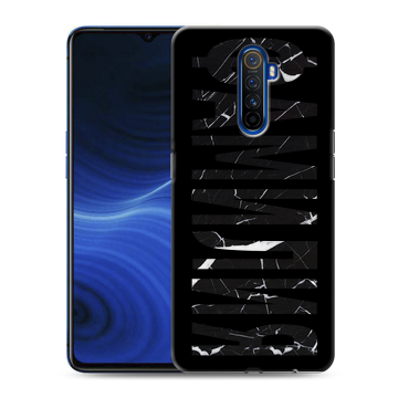Силиконовый противоударный чехол на Realme X2 Pro с принтом ФАМИЛИЯ