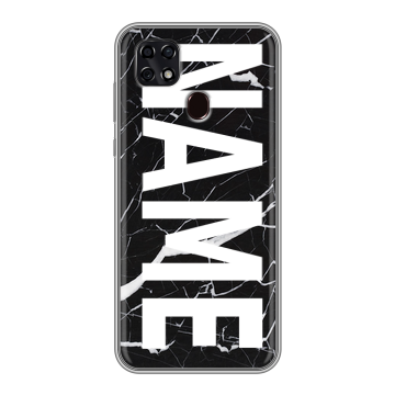 Силиконовый чехол на ZTE Blade 20 Smart с принтом NAME
