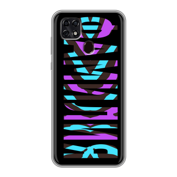 Силиконовый чехол на ZTE Blade 20 Smart с принтом ФАМИЛИЯ