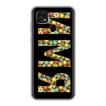 Силиконовый чехол на ZTE Blade 20 Smart с принтом ИМЯ