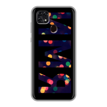 Силиконовый чехол на ZTE Blade 20 Smart с принтом ИМЯ