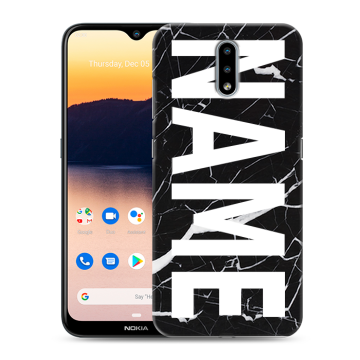 Силиконовый чехол на Nokia 2.3 с принтом NAME