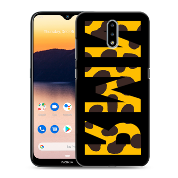 Силиконовый чехол на Nokia 2.3 с принтом ИМЯ