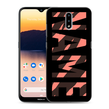 Силиконовый чехол на Nokia 2.3 с принтом NAME