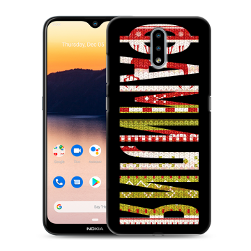 Силиконовый чехол на Nokia 2.3 с принтом ФАМИЛИЯ