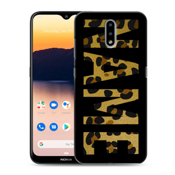 Силиконовый чехол на Nokia 2.3 с принтом NAME