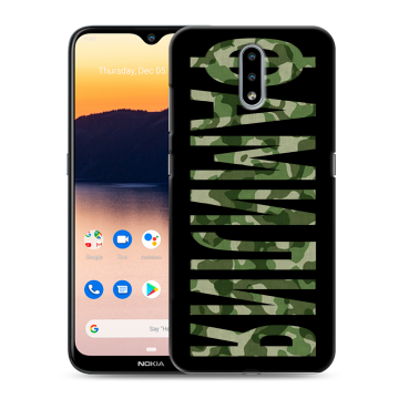 Силиконовый чехол на Nokia 2.3 с принтом ФАМИЛИЯ