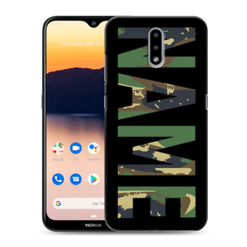 Силиконовый чехол на Nokia 2.3 с принтом NAME