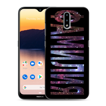 Силиконовый чехол на Nokia 2.3 с принтом ФАМИЛИЯ