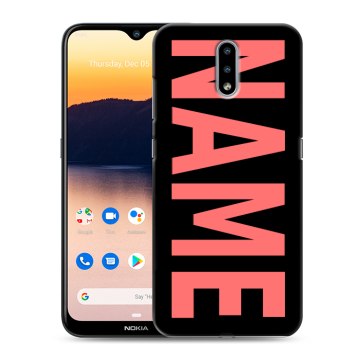 Силиконовый чехол на Nokia 2.3 с принтом NAME