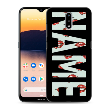Силиконовый чехол на Nokia 2.3 с принтом NAME
