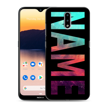 Силиконовый чехол на Nokia 2.3 с принтом NAME